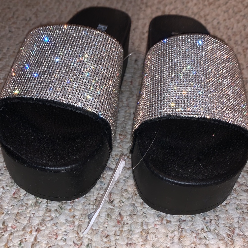 Bling Black Sandals